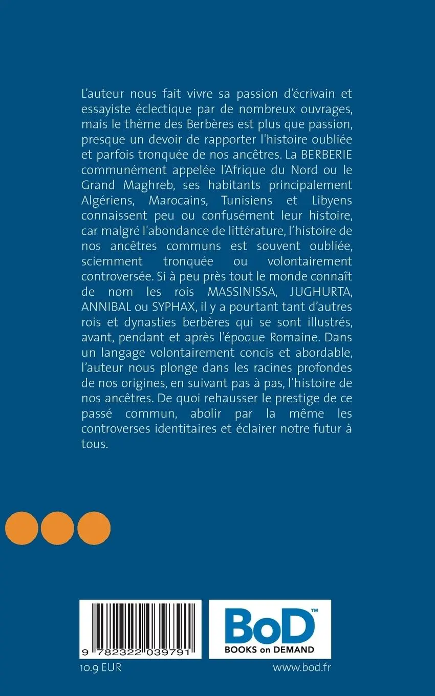 Rückseite: 9782322039791 | Berbères et Arabes, l'histoire controversée | Kamel Yahiaoui | Buch