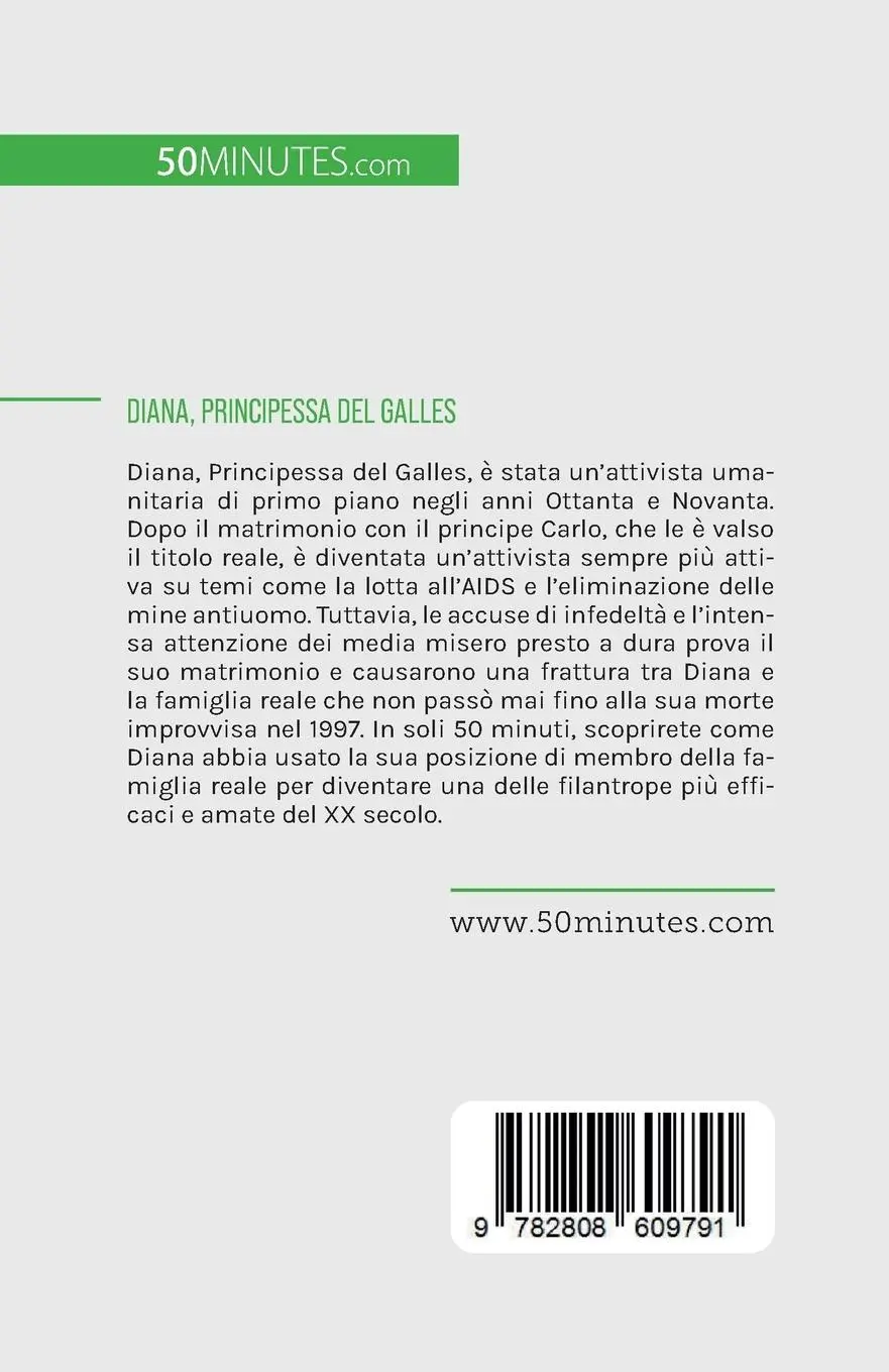 Rückseite: 9782808609791 | Diana, Principessa del Galles | Audrey Schul | Taschenbuch | 2023