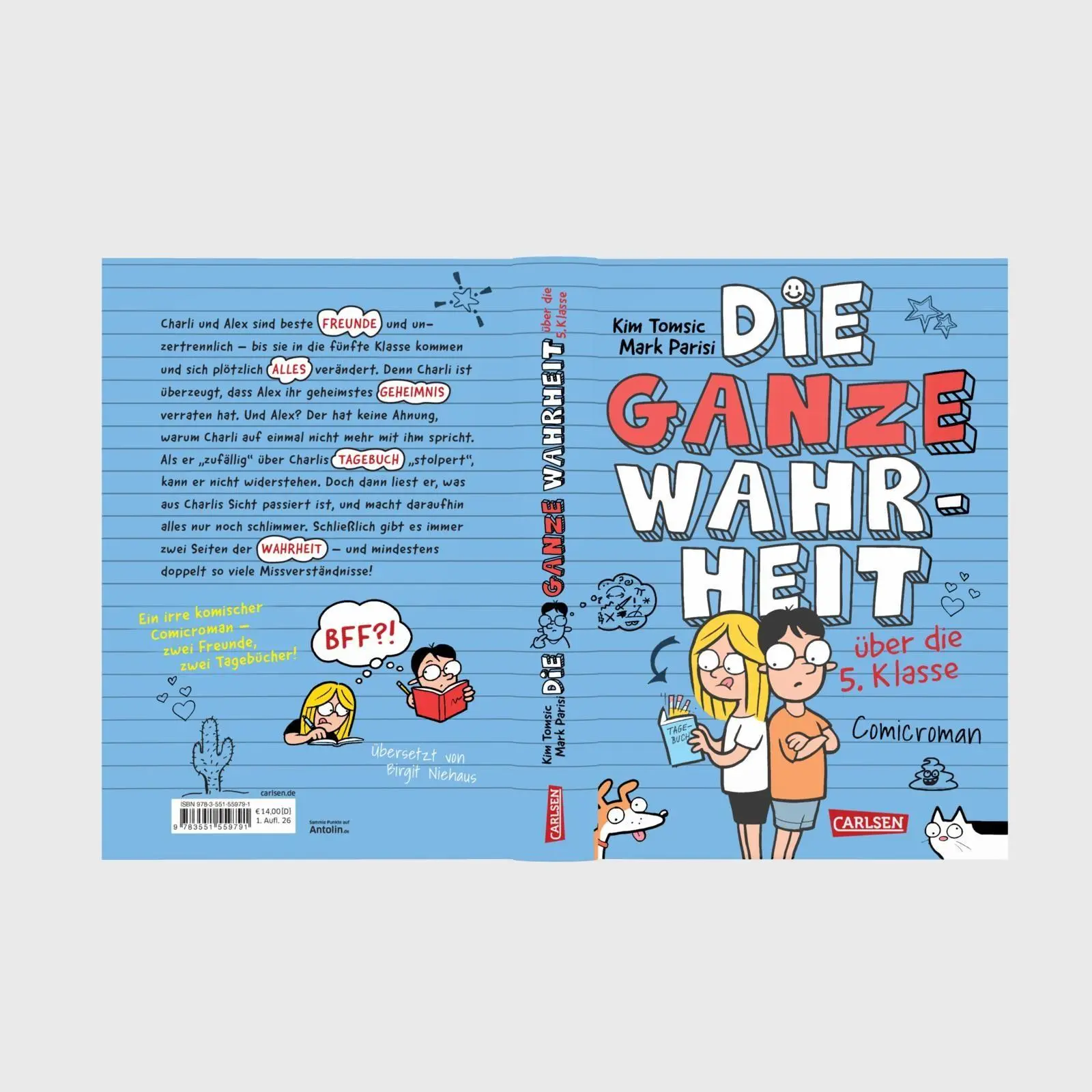 Bild: 9783551559791 | Die ganze Wahrheit über die 5. Klasse | Kim Tomsic (u. a.) | Buch