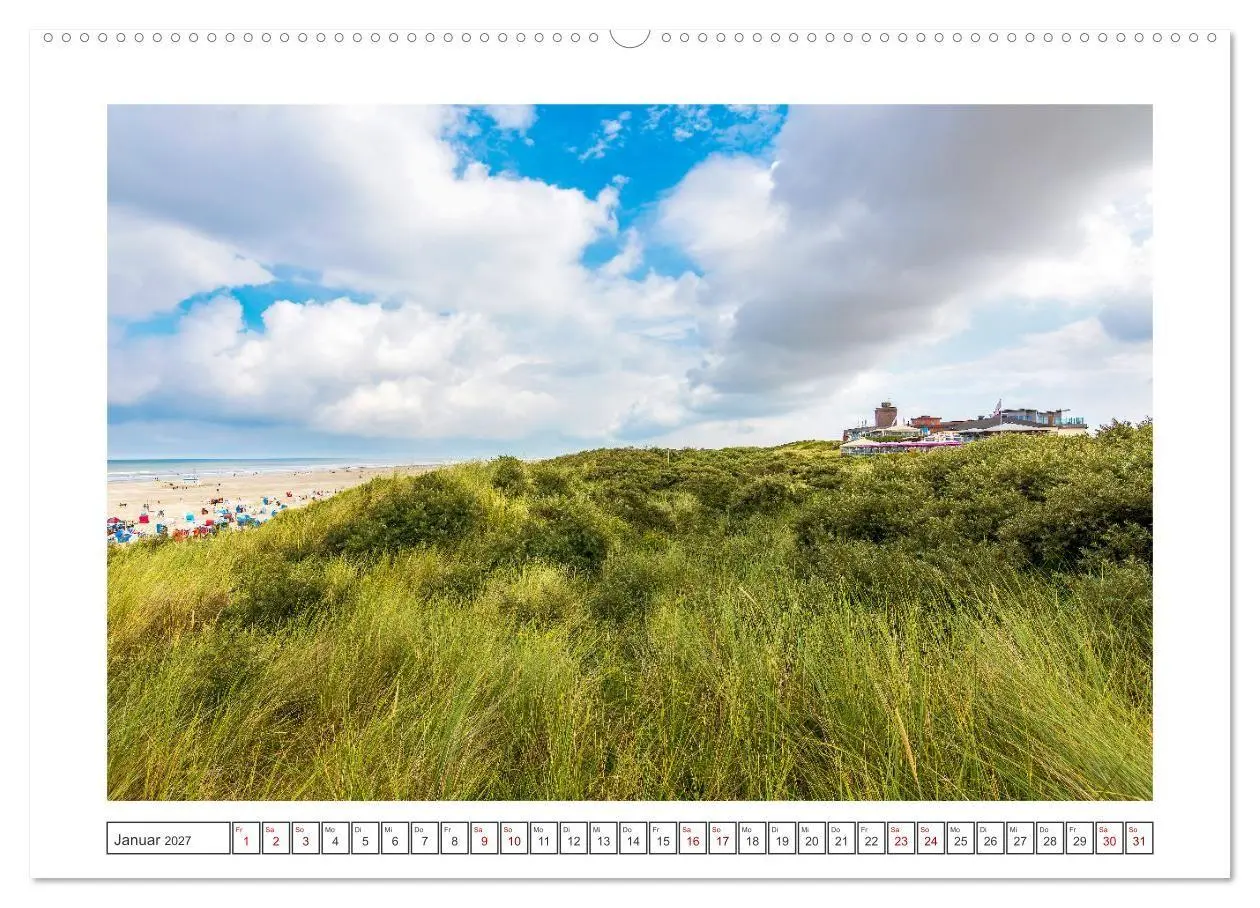 Bild: 9783569479791 | JUIST-LIEBE (Wandkalender 2027 DIN A2 quer), CALVENDO Monatskalender