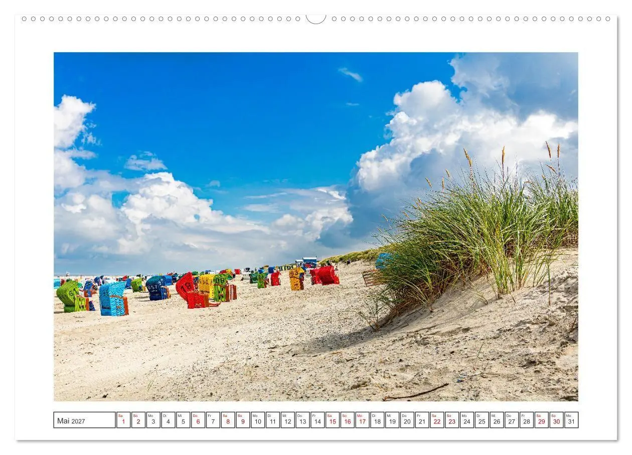 Bild: 9783569479791 | JUIST-LIEBE (Wandkalender 2027 DIN A2 quer), CALVENDO Monatskalender
