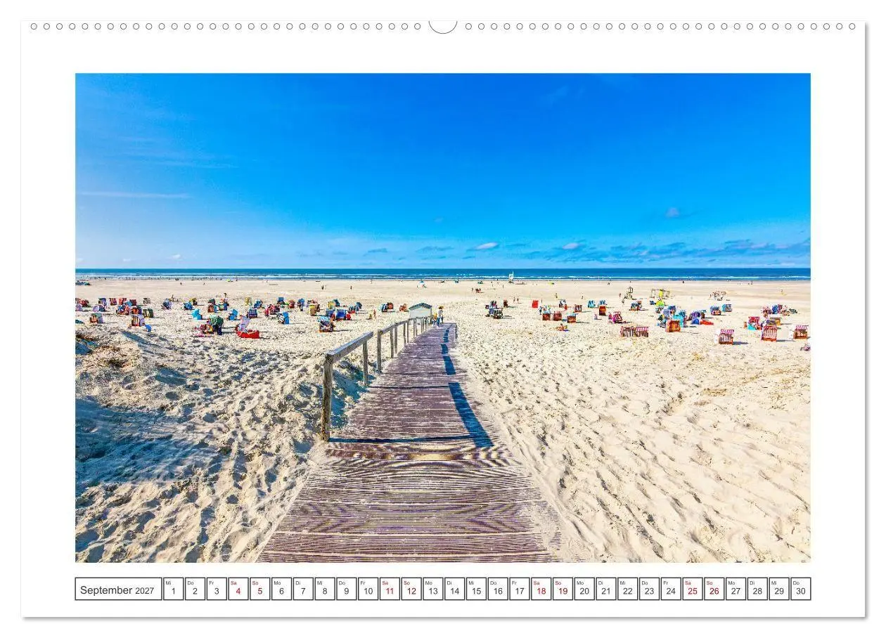 Bild: 9783569479791 | JUIST-LIEBE (Wandkalender 2027 DIN A2 quer), CALVENDO Monatskalender