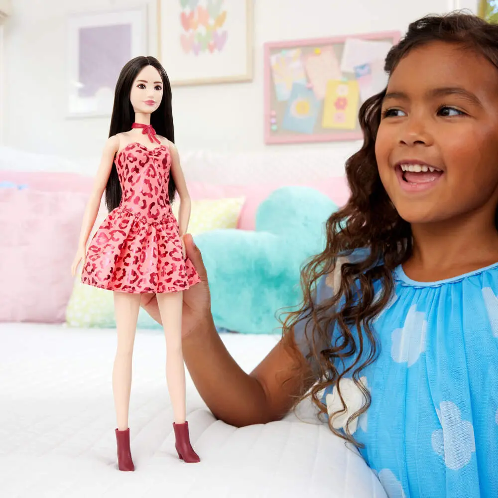 Bild: 194735339891 | Barbie Fashionista mit pinkem Leo Outfit | Blister | JJN59 | Deutsch