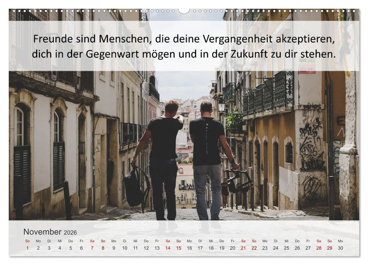 Bild: 9783457429891 | Motivationssprüche Freundschaft (hochwertiger Premium Wandkalender...
