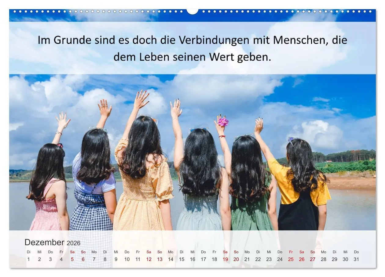 Bild: 9783457429891 | Motivationssprüche Freundschaft (hochwertiger Premium Wandkalender...