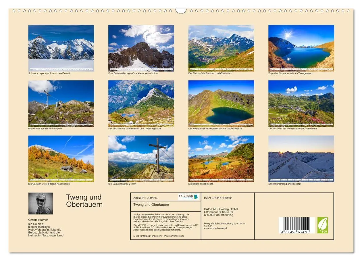 Bild: 9783457669891 | Tweng und Obertauern (hochwertiger Premium Wandkalender 2026 DIN A2...