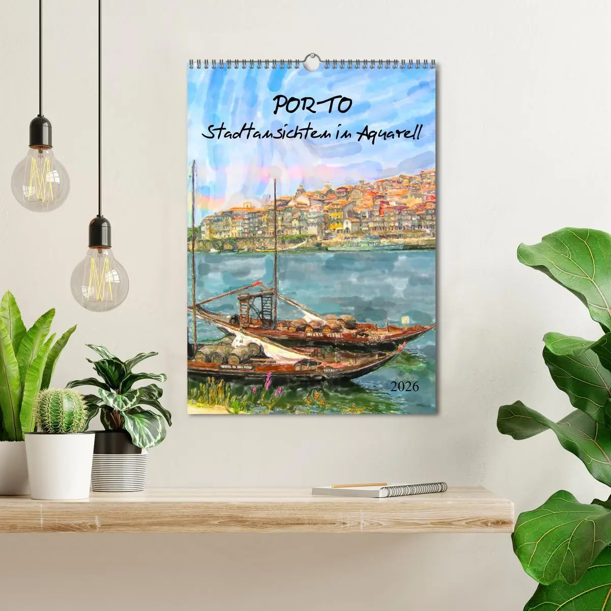 Bild: 9783516379891 | Porto - Stadtansichten in Aquarell (Wandkalender 2026 DIN A3 hoch),...