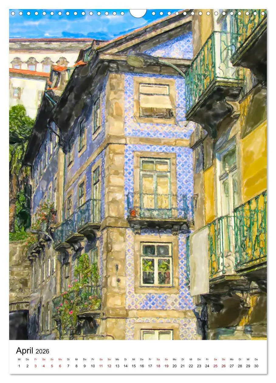 Bild: 9783516379891 | Porto - Stadtansichten in Aquarell (Wandkalender 2026 DIN A3 hoch),...