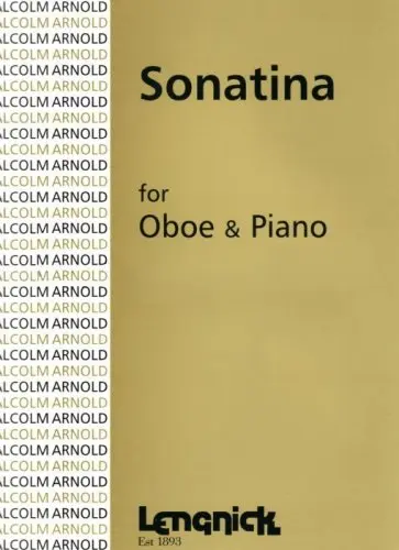 Cover: 9790570029891 | Sonatina for Oboe and Piano, Op 28 | Malcolm Arnold | Buch