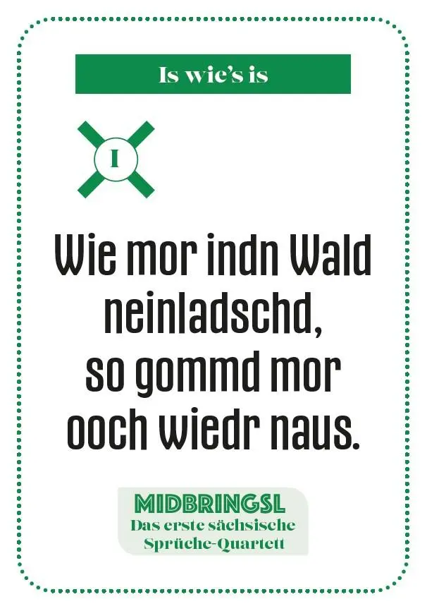 Bild: 4260225149991 | Midbringsl - Das sächsische Sprüche-Quartett | Peter Ufer | Spiel