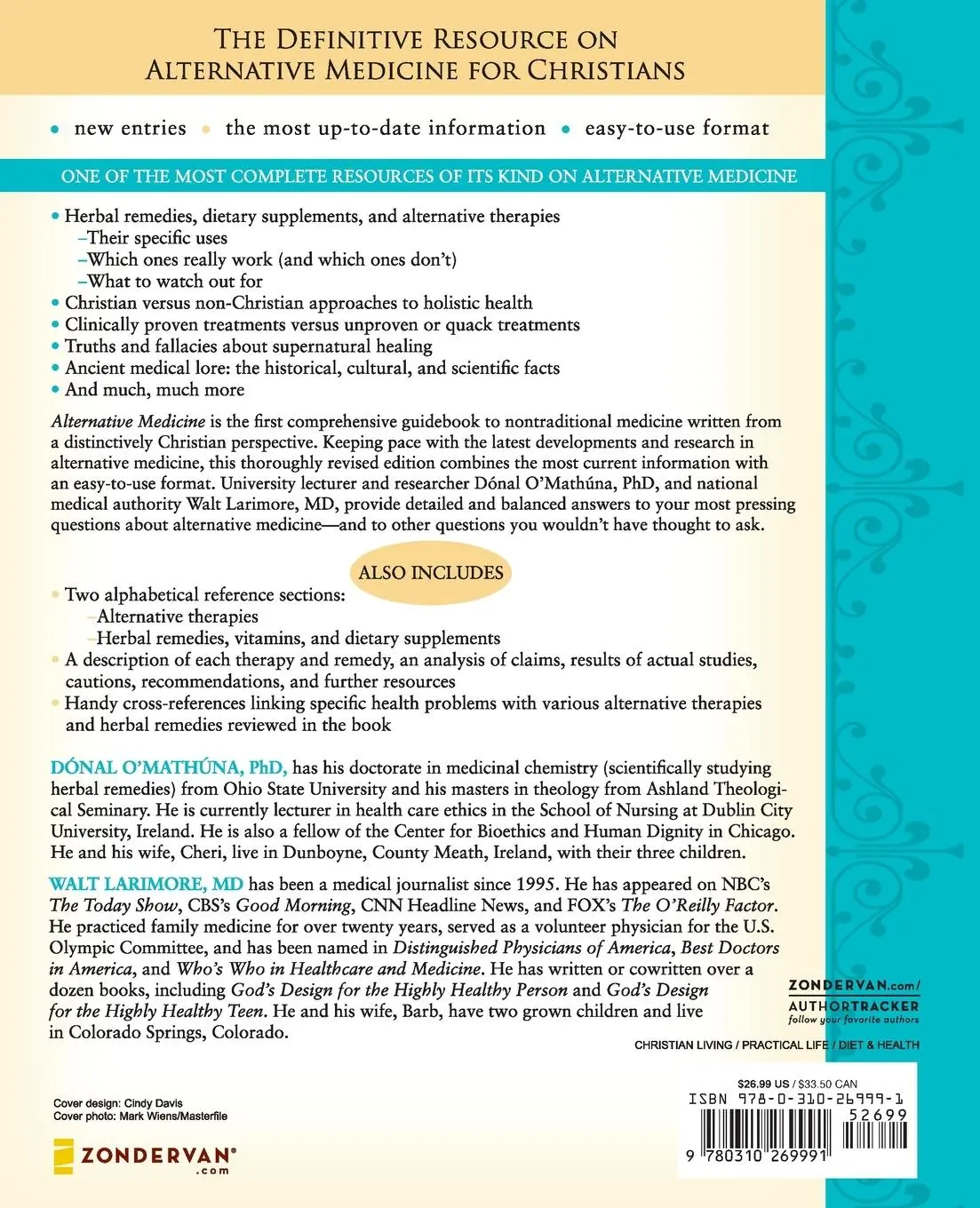 Rückseite: 9780310269991 | Alternative Medicine | Donal O'Mathuna (u. a.) | Taschenbuch | 2006