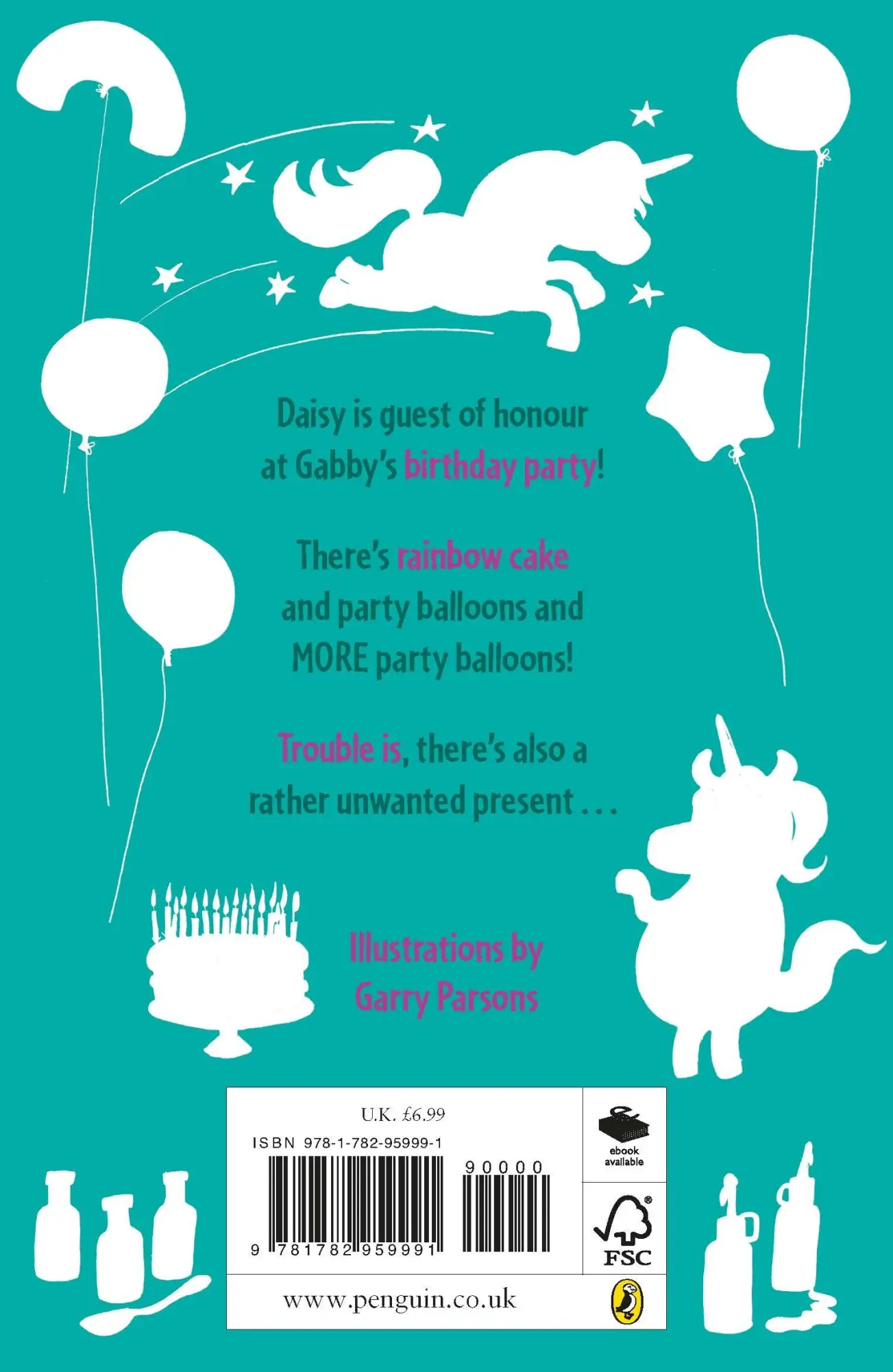 Rückseite: 9781782959991 | Daisy and the Trouble with Unicorns | Kes Gray | Taschenbuch | 2021