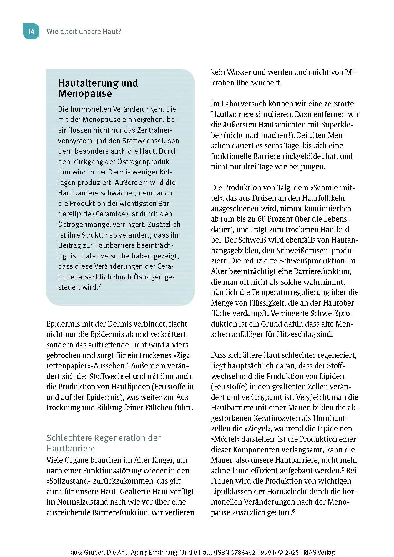 Bild: 9783432119991 | Die Anti-Aging-Ernährung für die Haut | Florian Gruber | Taschenbuch