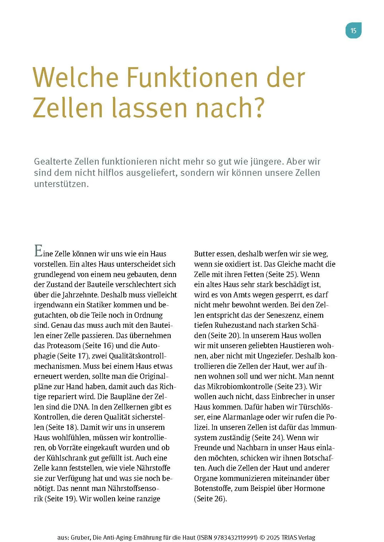 Bild: 9783432119991 | Die Anti-Aging-Ernährung für die Haut | Florian Gruber | Taschenbuch