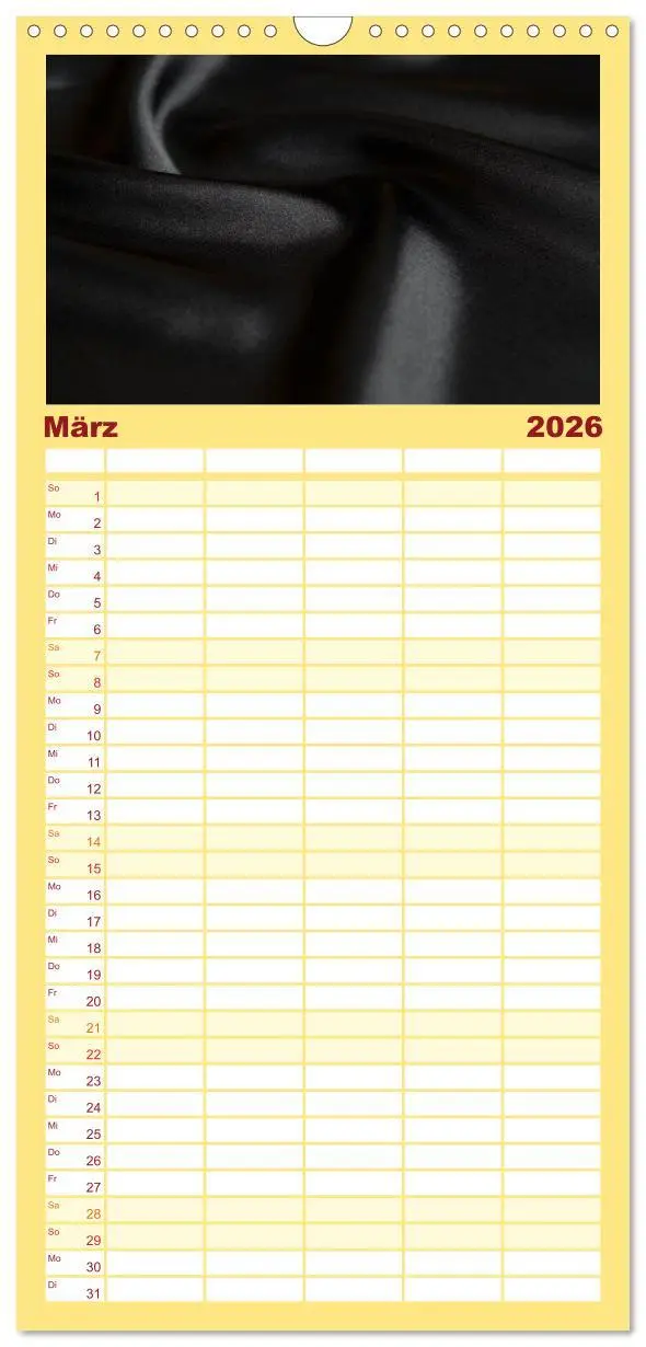 Bild: 9783516509991 | Familienplaner 2026 - Foto- und Bastelkalender Satin - Stilvoll zum...
