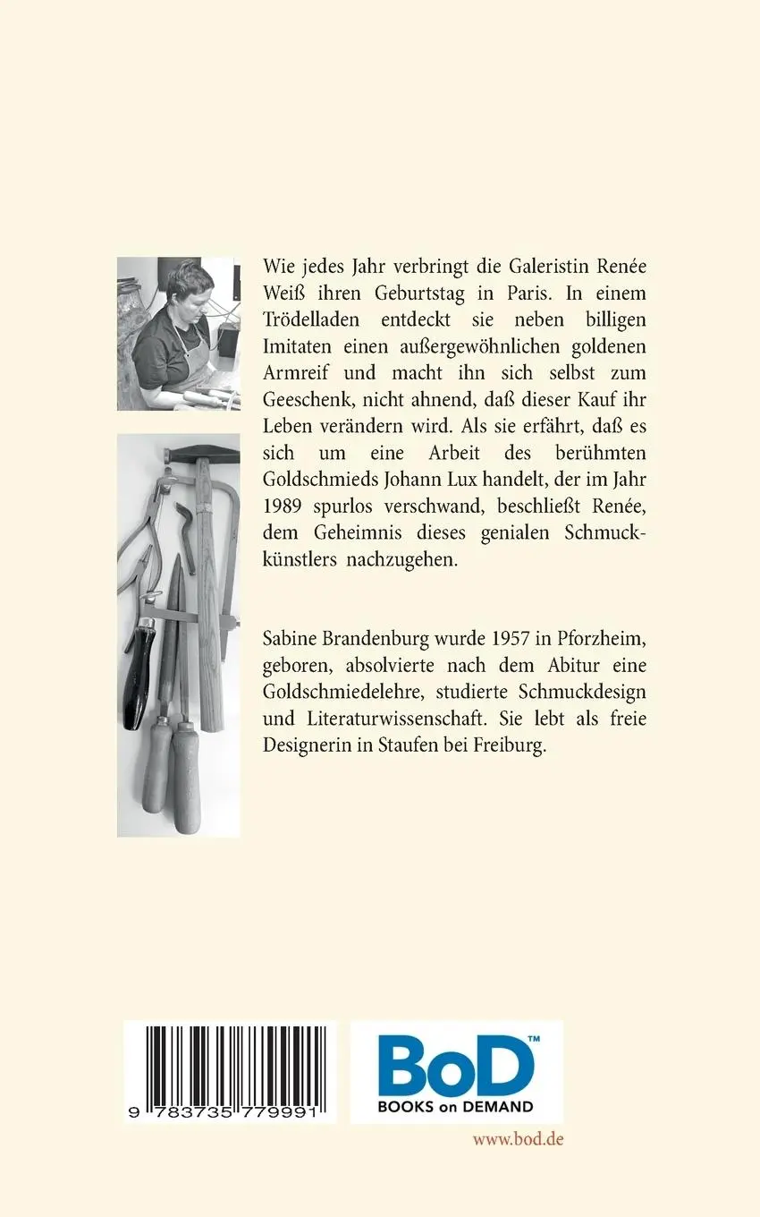 Rückseite: 9783735779991 | Der Goldschmied | Sabine Brandenburg | Taschenbuch | 192 S. | Deutsch