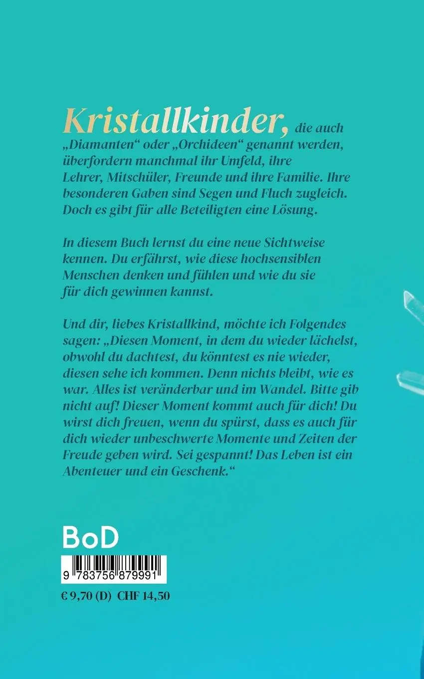 Rückseite: 9783756879991 | Das Kristallkind | Ein Junge, der nicht gesehen wurde | Julia Kimmerle