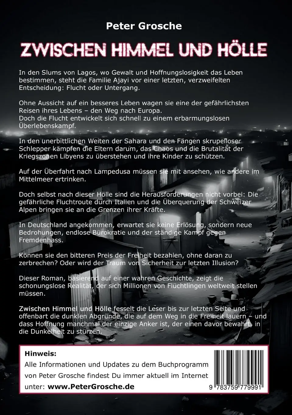 Rückseite: 9783759779991 | Zwischen Himmel und Hölle | Peter Grosche | Taschenbuch | Paperback