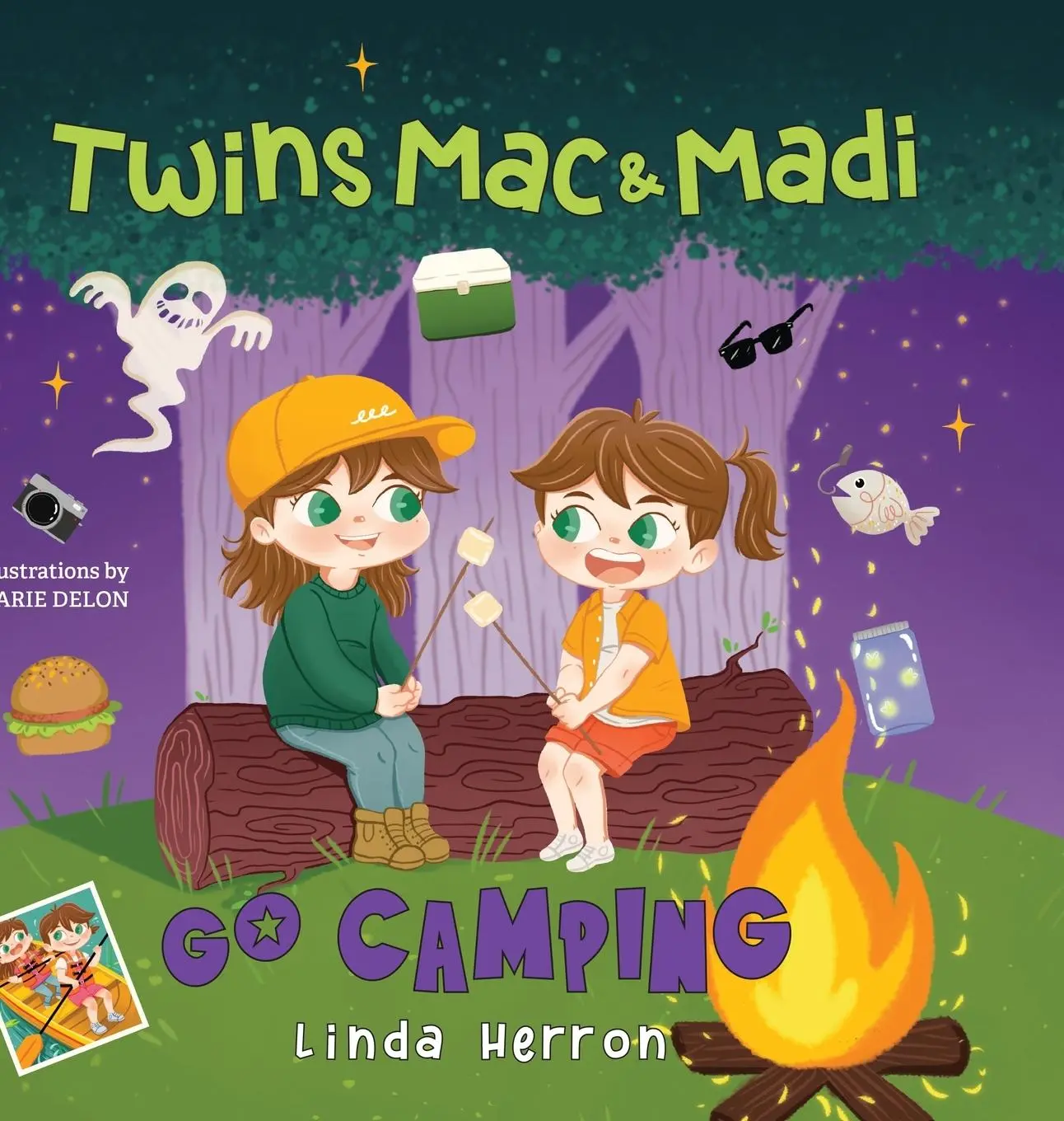 Cover: 9781959140092 | Twins Mac &amp; Madi Go Camping | Linda Herron | Buch | Englisch | 2023