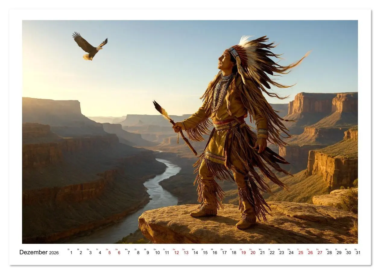 Bild: 9783516620092 | Spirituelle indianische Reise (hochwertiger Premium Wandkalender...