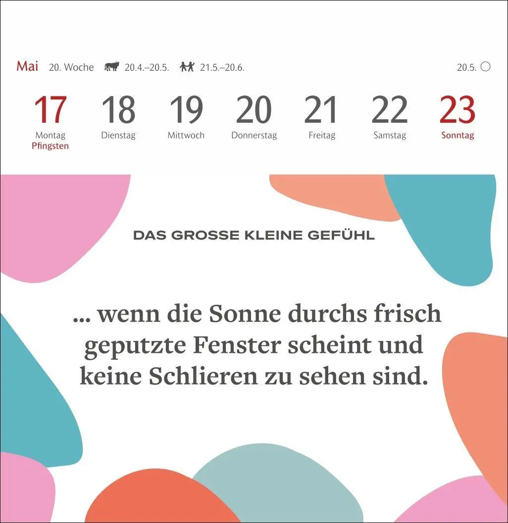 Bild: 9783840040092 | Das große kleine Gefühl Premium-Postkartenkalender 2027 - 53...
