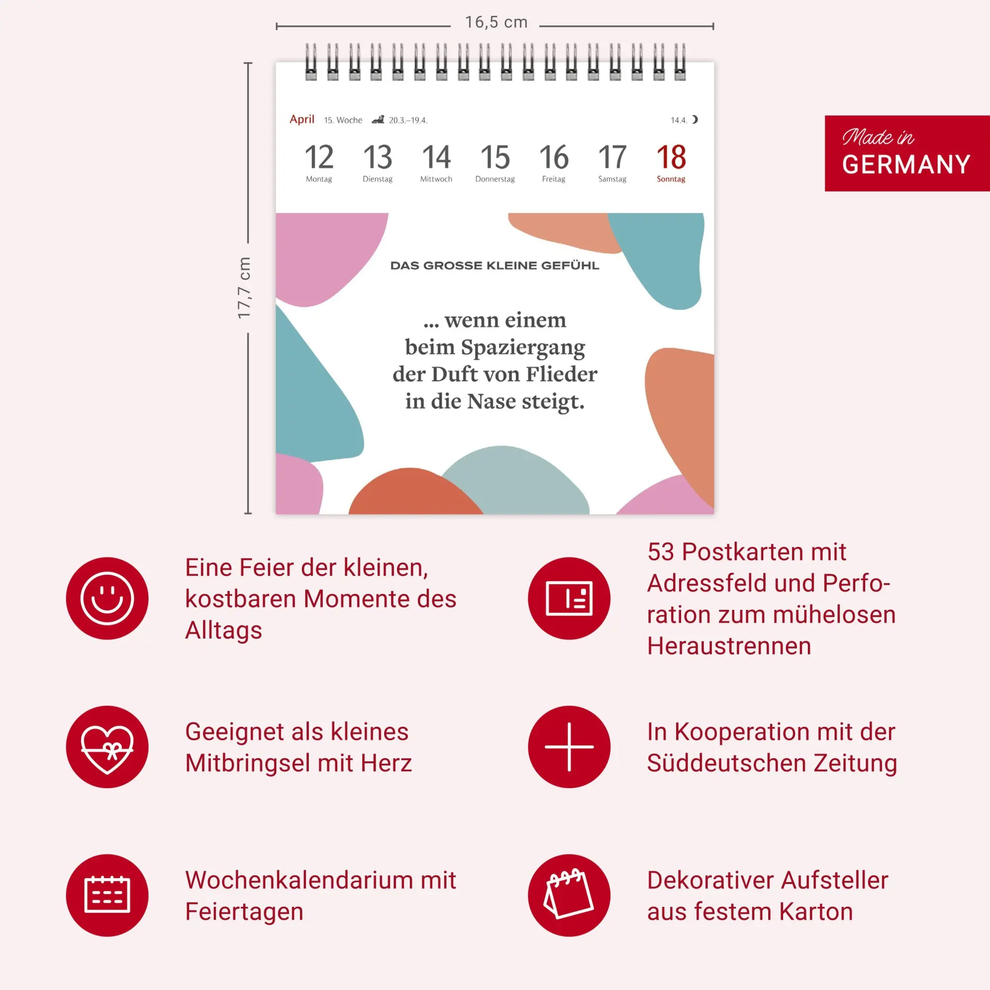 Bild: 9783840040092 | Das große kleine Gefühl Premium-Postkartenkalender 2027 - 53...