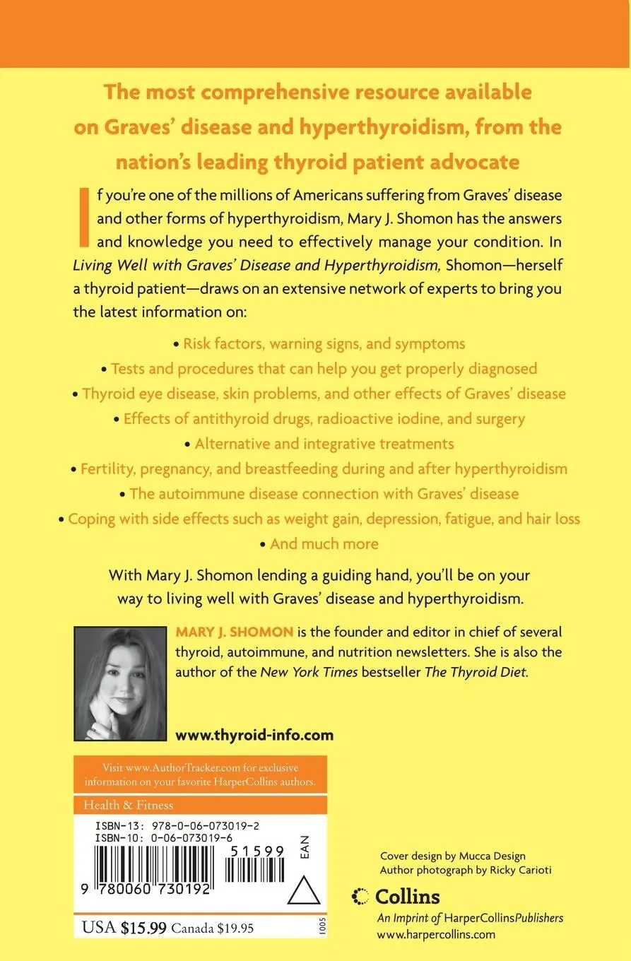 Rückseite: 9780060730192 | Living Well with Graves' Disease and Hyperthyroidism | Mary J Shomon