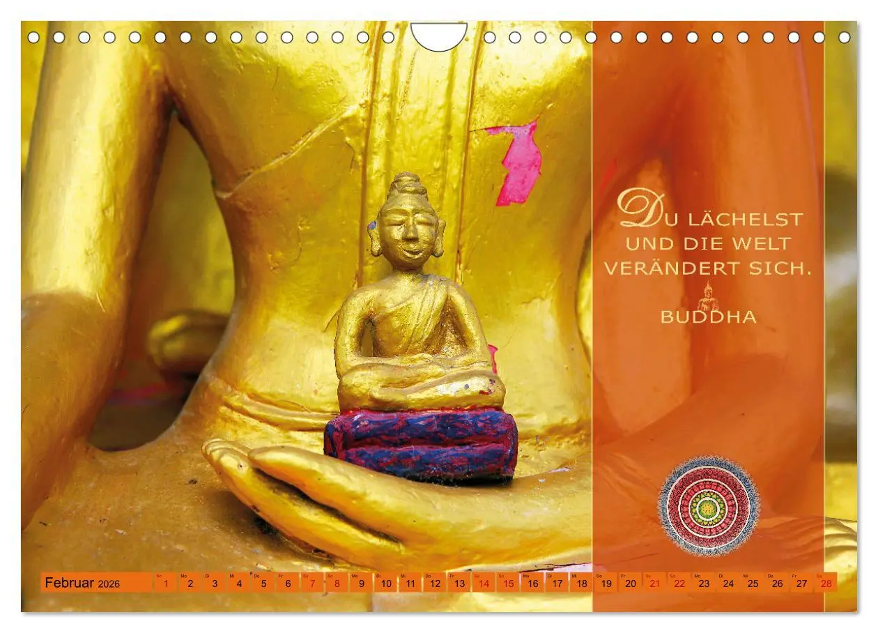 Bild: 9783457380192 | Unterwegs zur Erleuchtung Buddhistische Weisheiten (Wandkalender...