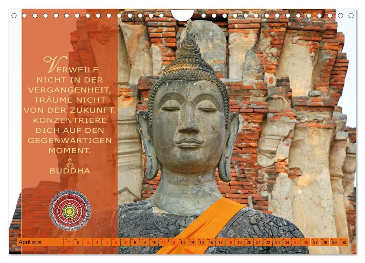 Bild: 9783457380192 | Unterwegs zur Erleuchtung Buddhistische Weisheiten (Wandkalender...
