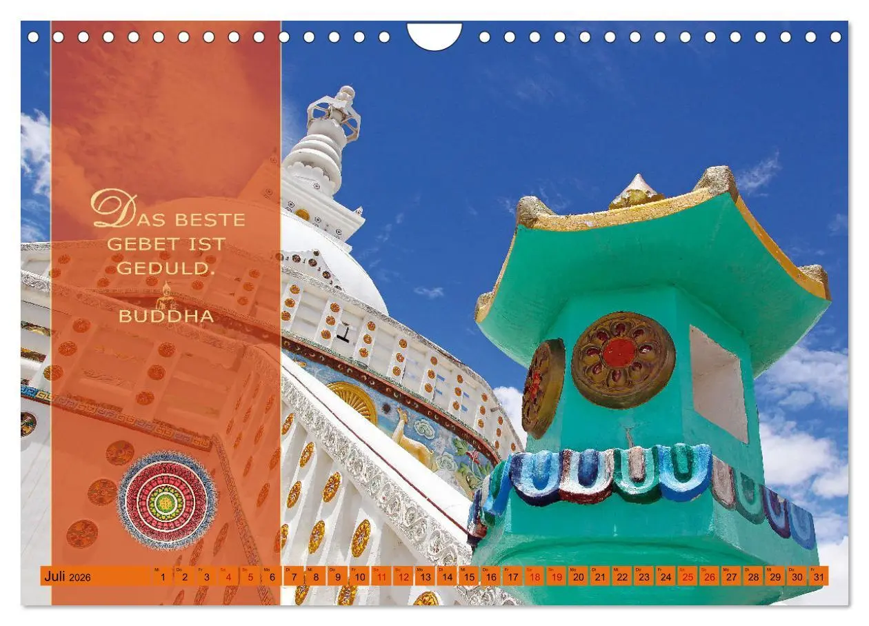 Bild: 9783457380192 | Unterwegs zur Erleuchtung Buddhistische Weisheiten (Wandkalender...