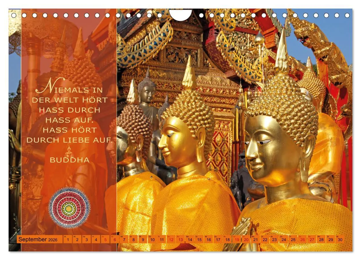 Bild: 9783457380192 | Unterwegs zur Erleuchtung Buddhistische Weisheiten (Wandkalender...