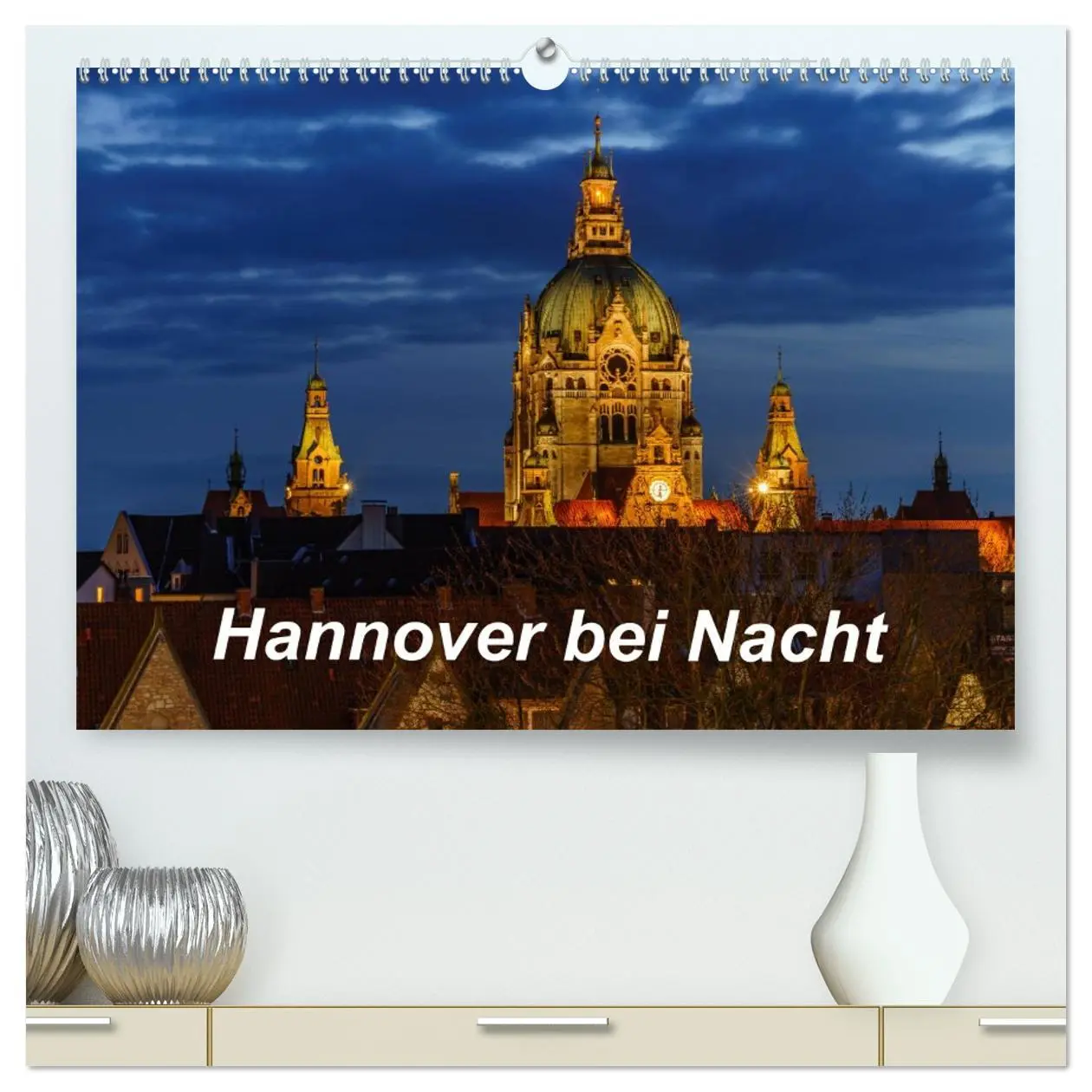 Cover: 9783457900192 | Hannover bei Nacht 2026 (hochwertiger Premium Wandkalender 2026 DIN...