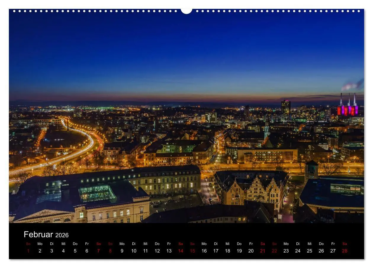 Bild: 9783457900192 | Hannover bei Nacht 2026 (hochwertiger Premium Wandkalender 2026 DIN...