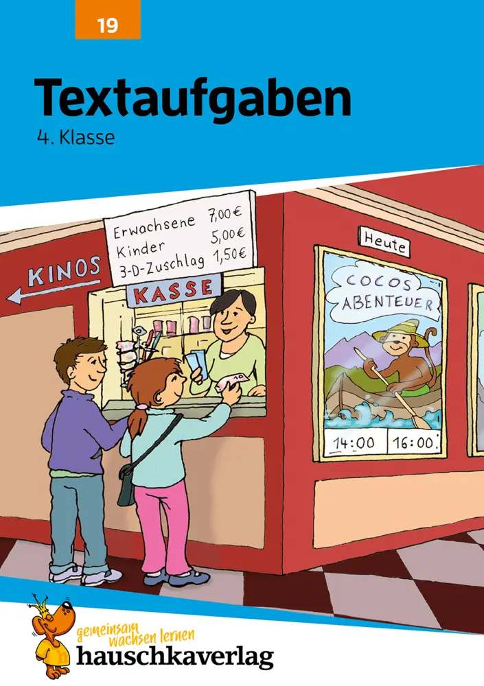Cover: 9783881000192 | Textaufgaben 4. Klasse | Adolf Hauschka | Broschüre | 104 S. | Deutsch