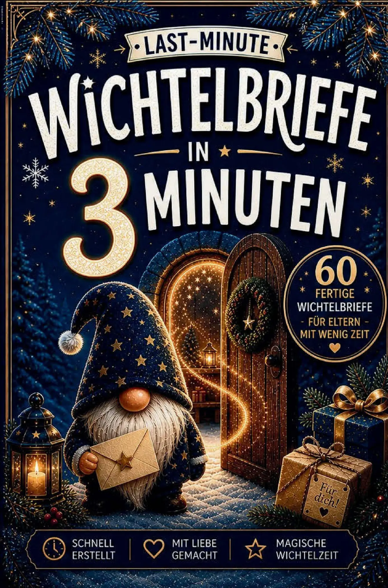 Cover: 9783912300192 | Last Minute Wichtelbriefe in 3 Minuten: 60 fertige Wichtelstreiche...