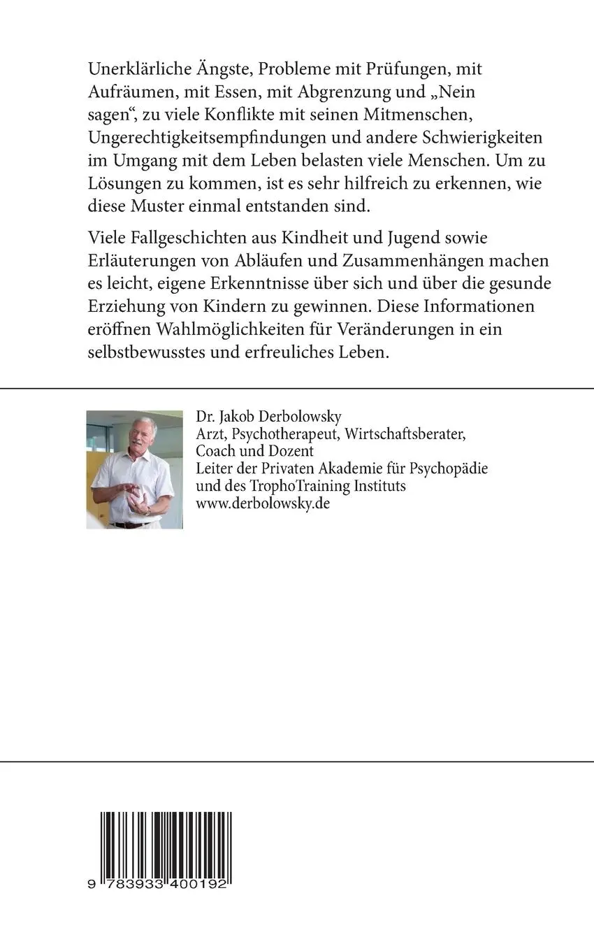 Rückseite: 9783933400192 | Wodurch wurde ich, wie ich bin? | Jakob Derbolowsky | Taschenbuch