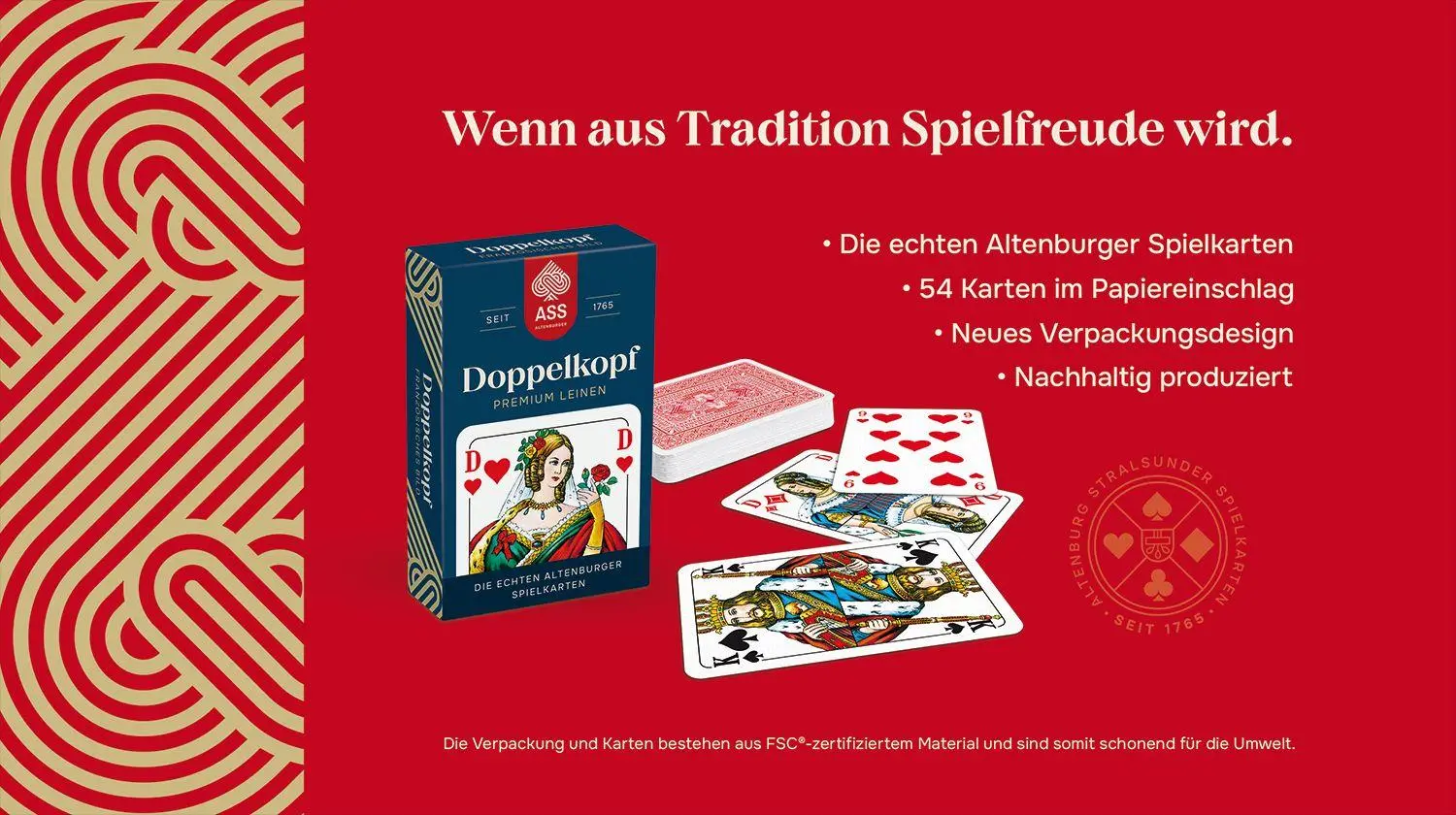 Bild: 4042677700292 | ASS Doppelkopf Leinen, französisches Bild in Faltschachtel (FSC...