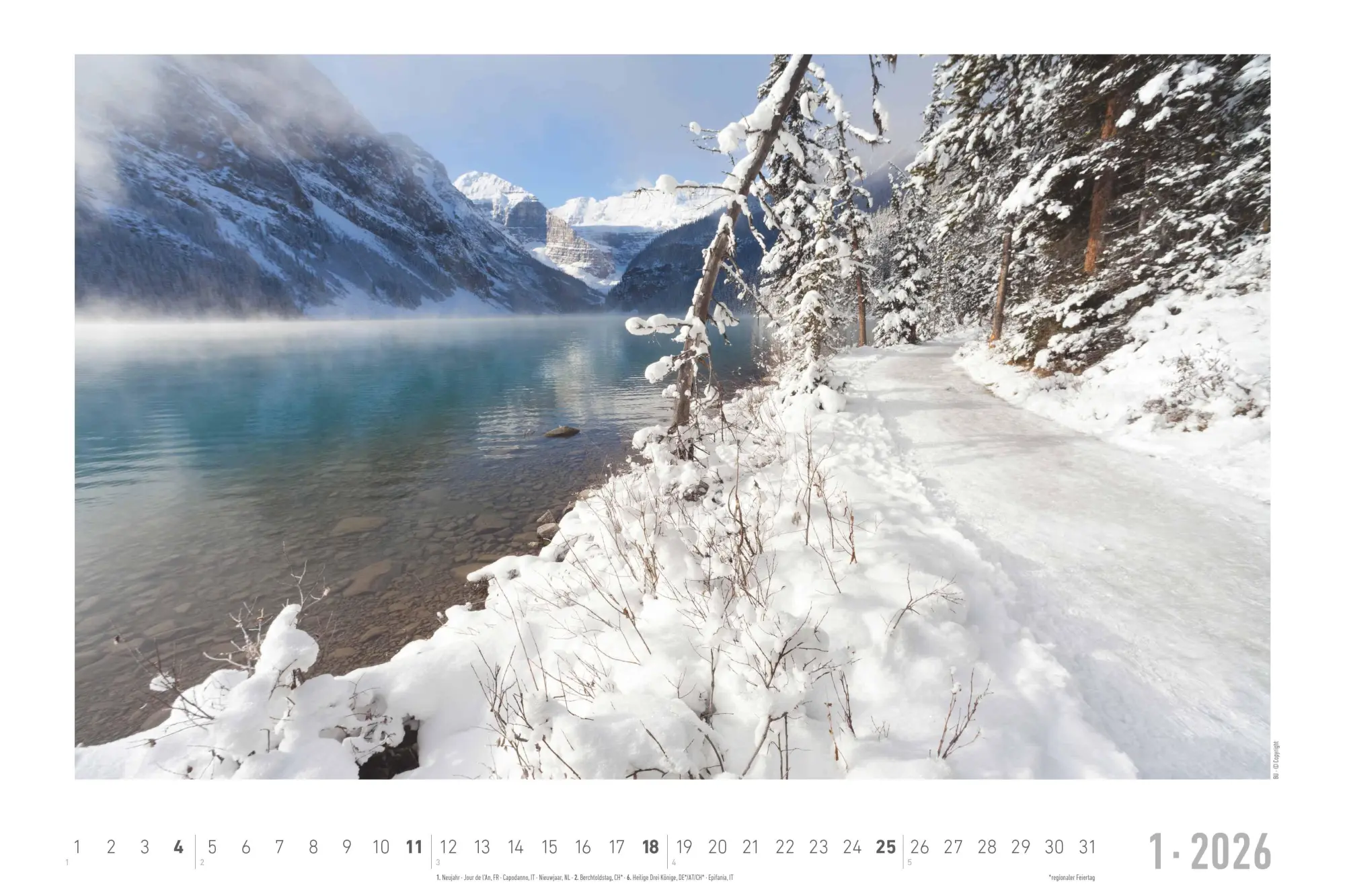Bild: 4069095000292 | Traumpfade 2026 - Bildkalender 49,5x33 cm | Kalender | 14 S. | Deutsch