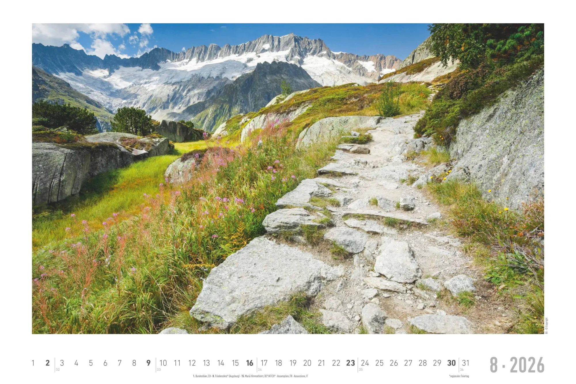 Bild: 4069095000292 | Traumpfade 2026 - Bildkalender 49,5x33 cm | Kalender | 14 S. | Deutsch