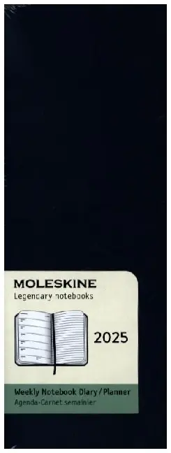 Cover: 8056999270292 | Moleskine 12 Monate Wochen Notizkalender 2025, Large/A5 | Taschenbuch