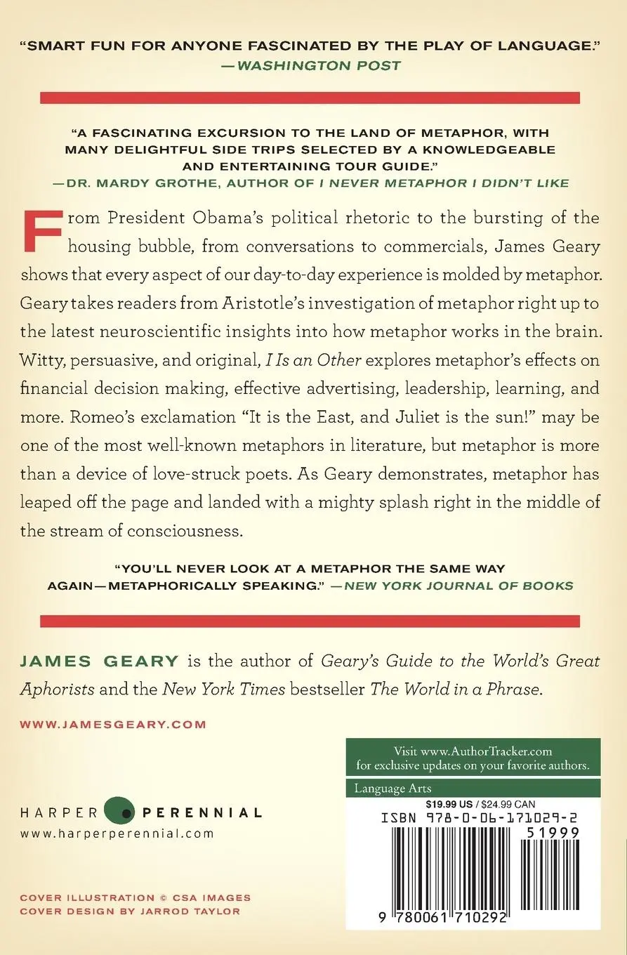Rückseite: 9780061710292 | I Is an Other | James Geary | Taschenbuch | Kartoniert / Broschiert