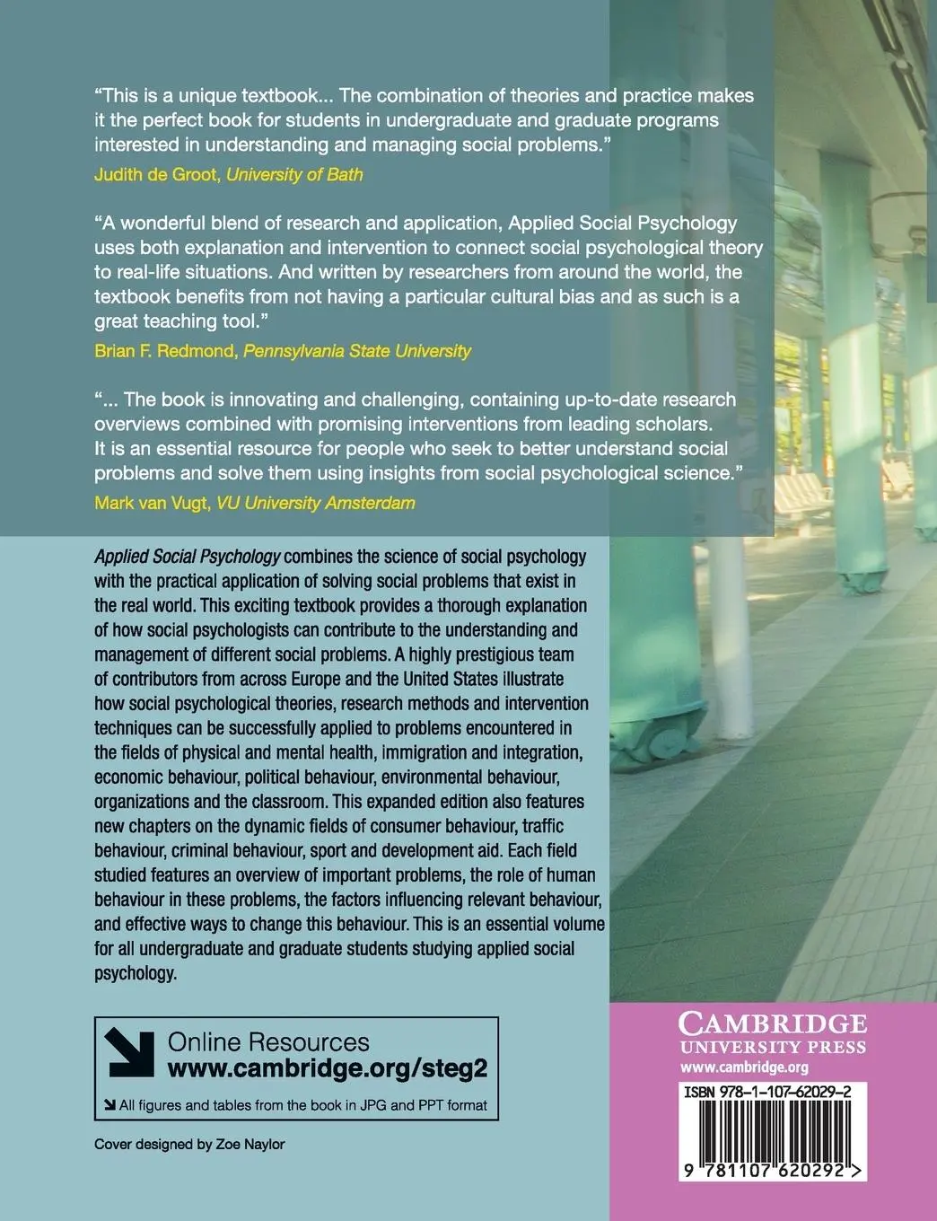 Rückseite: 9781107620292 | Applied Social Psychology | Linda Steg (u. a.) | Taschenbuch | 2017
