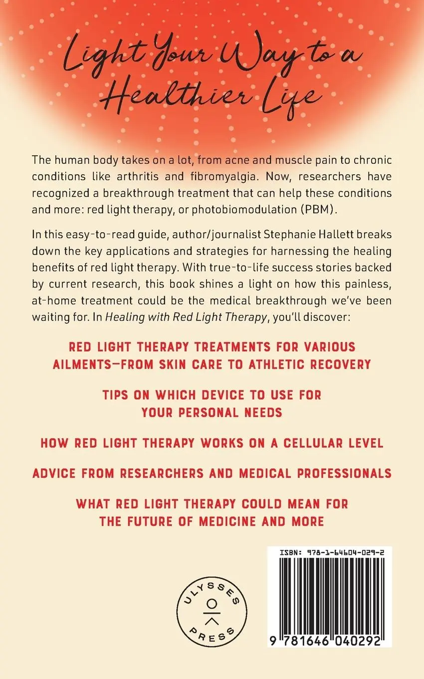 Rückseite: 9781646040292 | Healing with Red Light Therapy | Stephanie Hallett | Taschenbuch