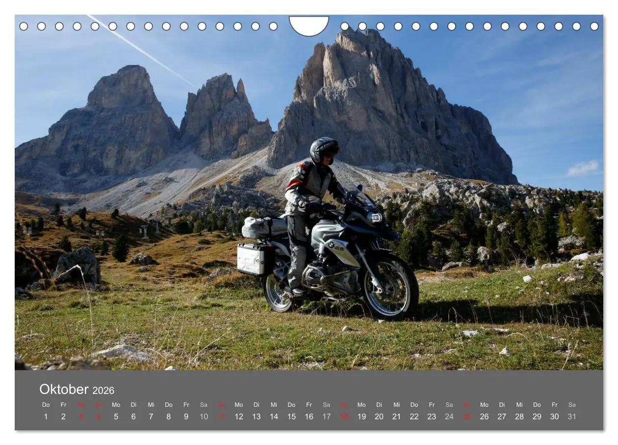 Bild: 9783457990292 | Freude an - Spaß mit der BMW GS (Wandkalender 2026 DIN A4 quer),...