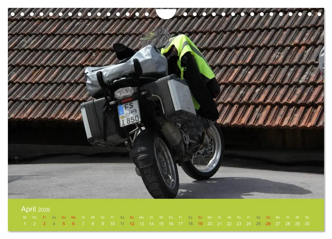 Bild: 9783457990292 | Freude an - Spaß mit der BMW GS (Wandkalender 2026 DIN A4 quer),...