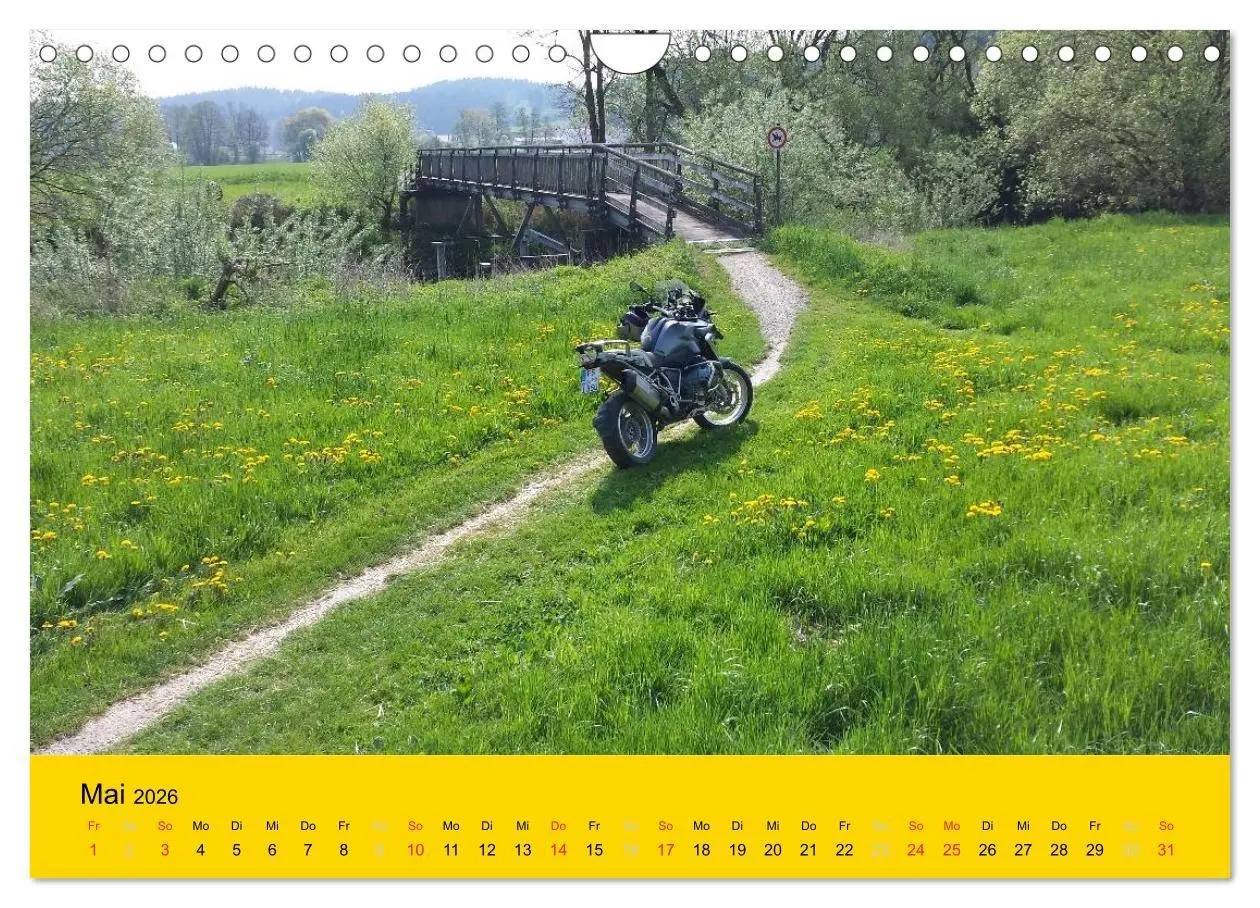 Bild: 9783457990292 | Freude an - Spaß mit der BMW GS (Wandkalender 2026 DIN A4 quer),...