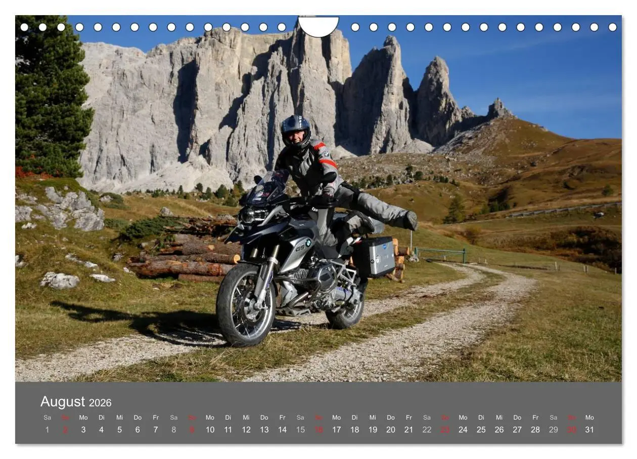 Bild: 9783457990292 | Freude an - Spaß mit der BMW GS (Wandkalender 2026 DIN A4 quer),...