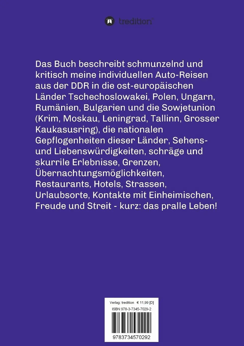 Rückseite: 9783734570292 | Im Separee mit Marilyn Monroe | Reisen durch Osteuropa 1976 bis 1985
