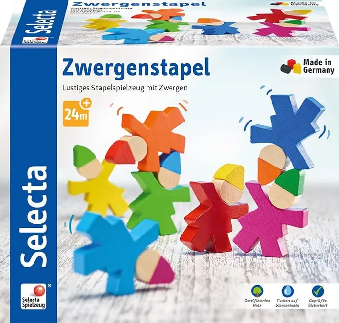 Cover: 4060848620392 | Zwergenstapel, 7 Stück | Wieviel Zwerge kannst du stapeln? | Spiel