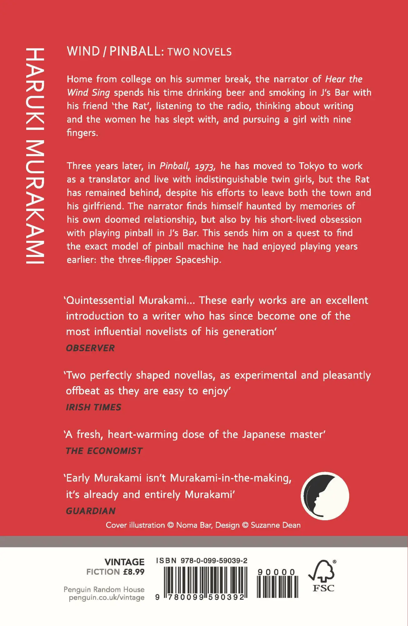 Rückseite: 9780099590392 | Wind / Pinball | Two Novels | Haruki Murakami | Taschenbuch | 314 S.